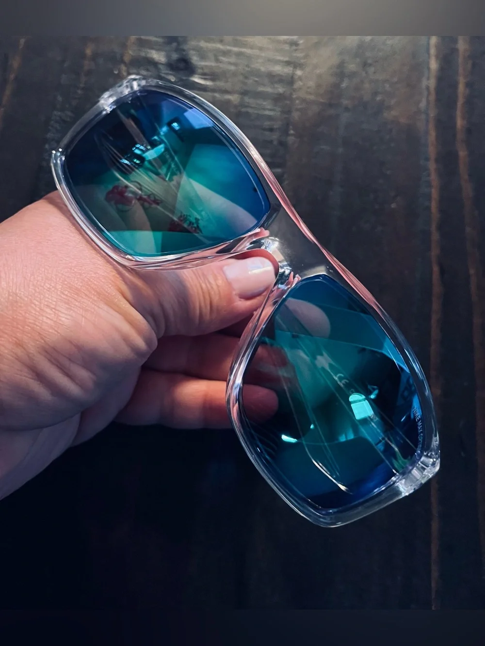 Nike Max Optics ADRENALINE M EV1113 Blue Mirror Sunglasses NEW